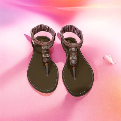 Elegant Beaded Sandals for Women – Comfortable and Stylish Footwear