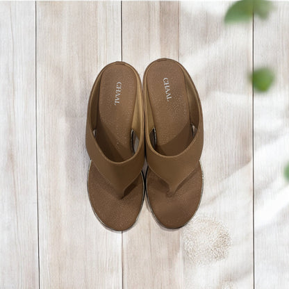 Ladies Brown Sandal